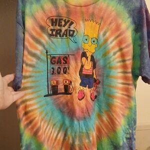 Screen Stars‎ Multicolor Tie-Dye T-Shirt. Men's XL